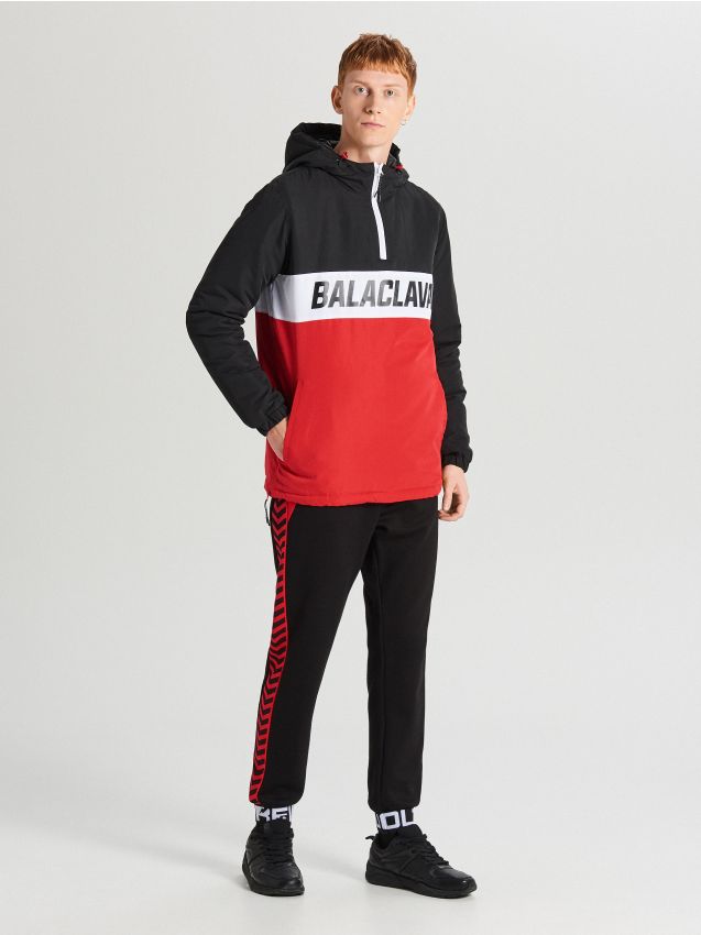 Hooded anorak jacket - red - WA087-33X - CROPP