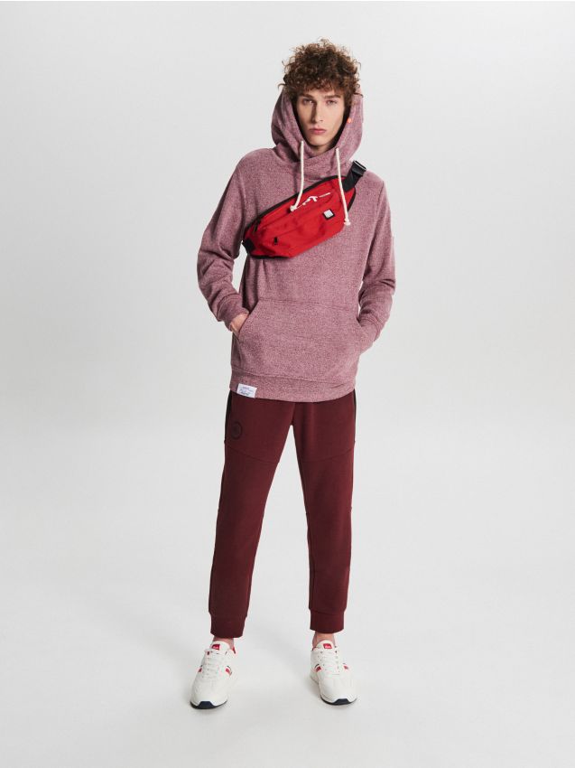 Basic tracksuit bottoms - brown - WB521-83M - CROPP