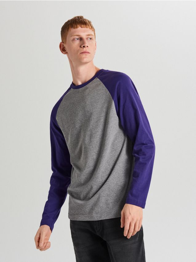 Men's T-shirt - purple - WC054-45X - CROPP