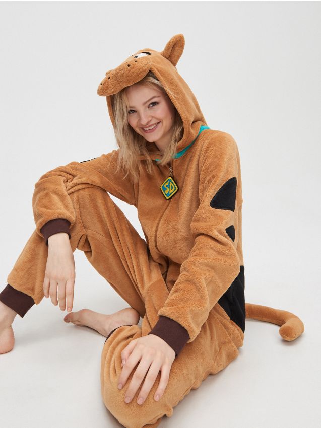 One piece pyjamas - brown - WD749-88X - CROPP