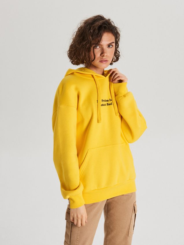 Hoodie - beige - WE195-12X - CROPP