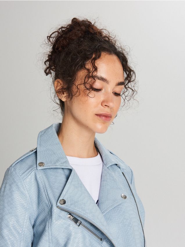 LADIES` JACKET - albastru - WG332-05X - CROPP