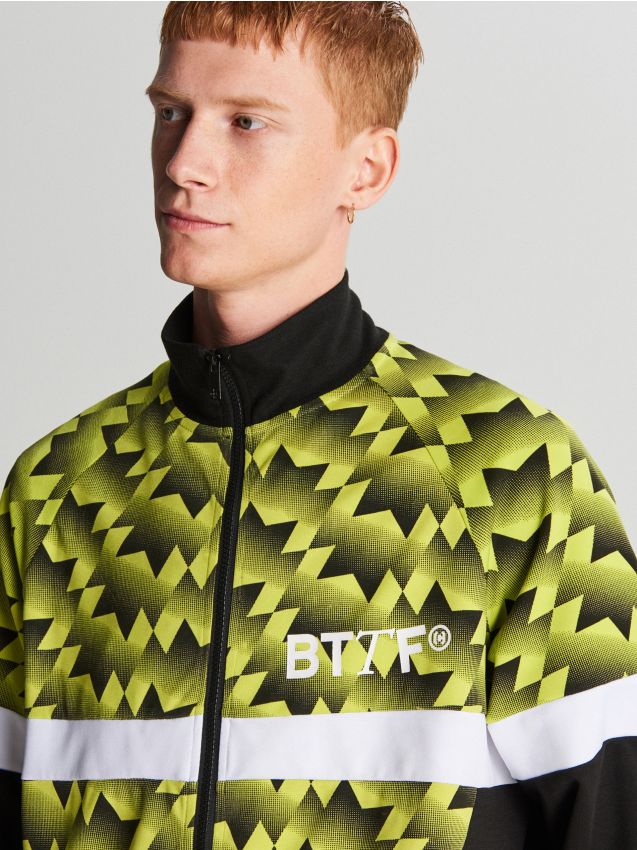 Track jacket sweatshirt - green - WH098-71X - CROPP