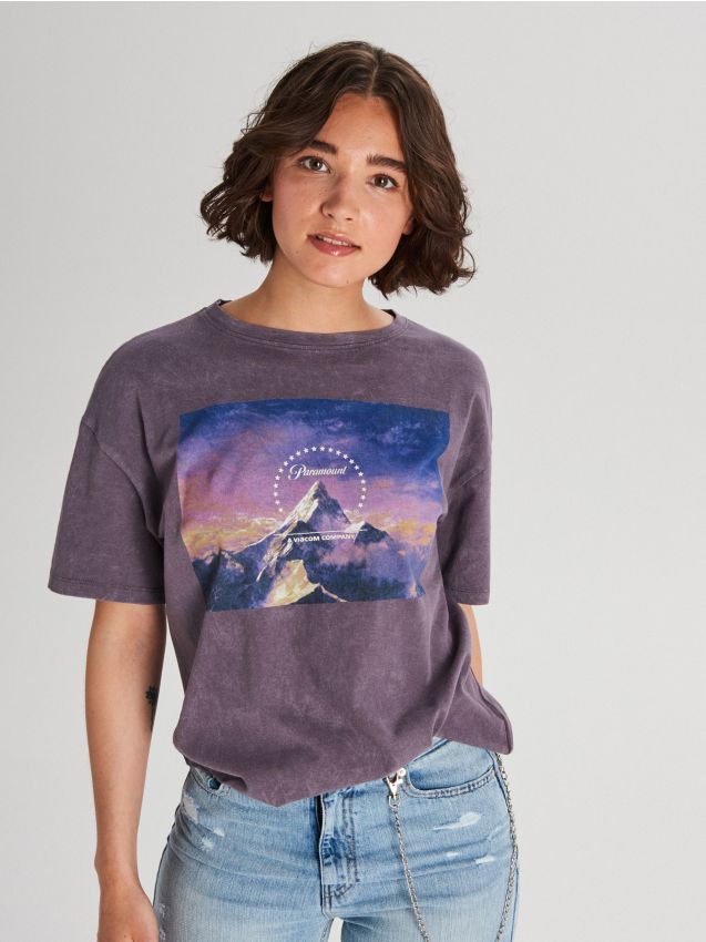 Paramount Pictures T-shirt - grey - WK751-90X - CROPP