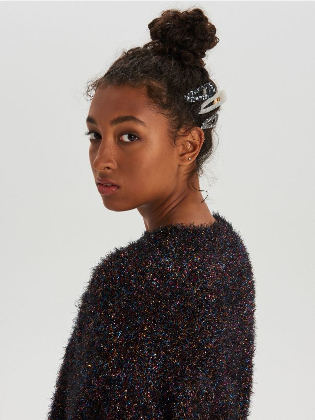 Pulover oversized pufos - multicolor - WM673-MLC - CROPP