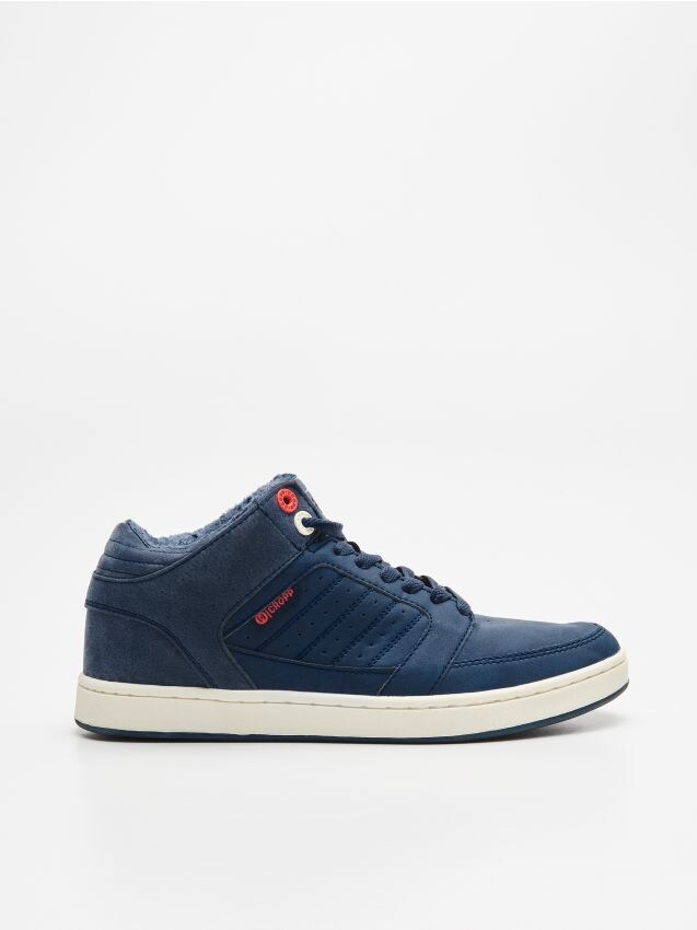 Eco leather sneakers - navy - WN936-59X - CROPP