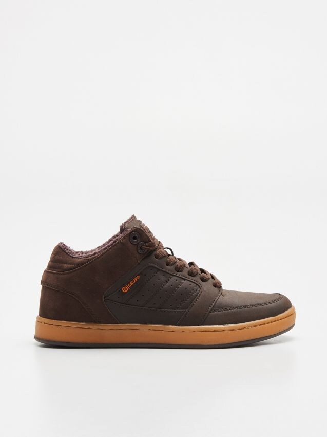 Eco leather sneakers - brown - WN936-88X - CROPP