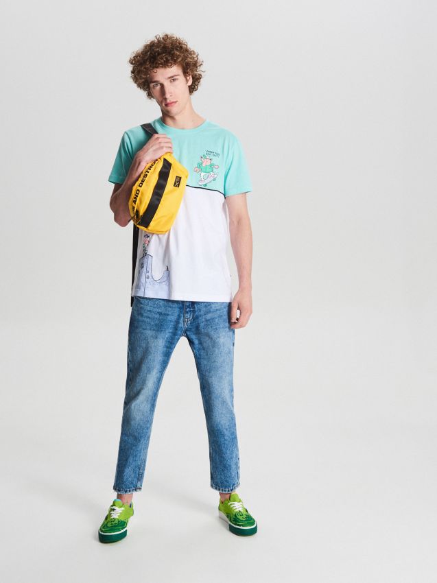 Regular cropped jeans - blue - WP412-55J - CROPP