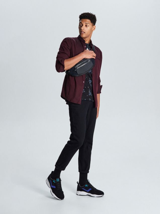 Regular cropped jeans - black - WP412-99J - CROPP