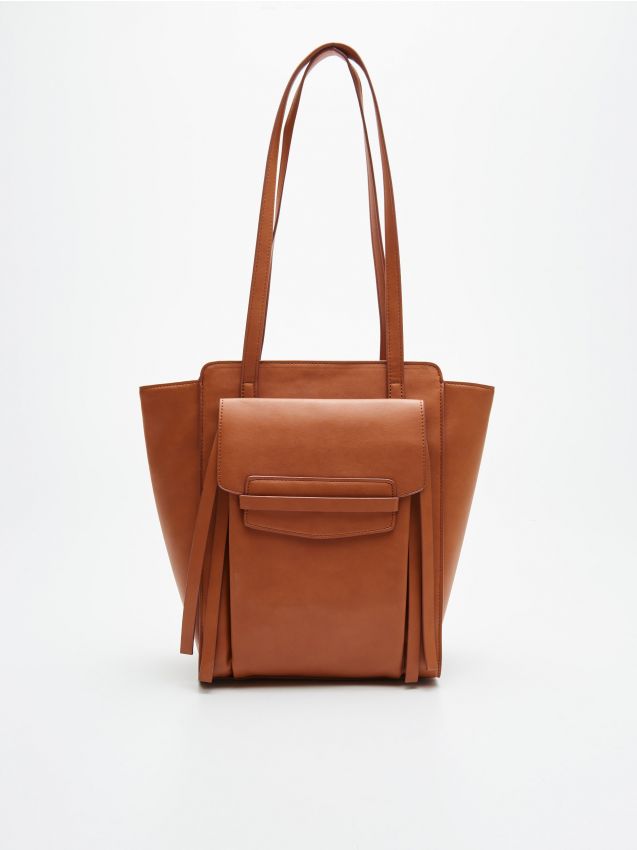 Geantă shopper mare - bej - WX239-80X - CROPP