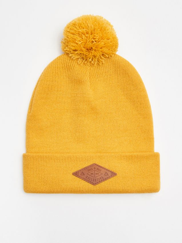 Șapcă cu emblemă - galben - WY410-17X - CROPP