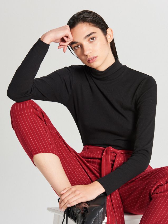 Maletă basic uni - negru - WZ160-99X - CROPP