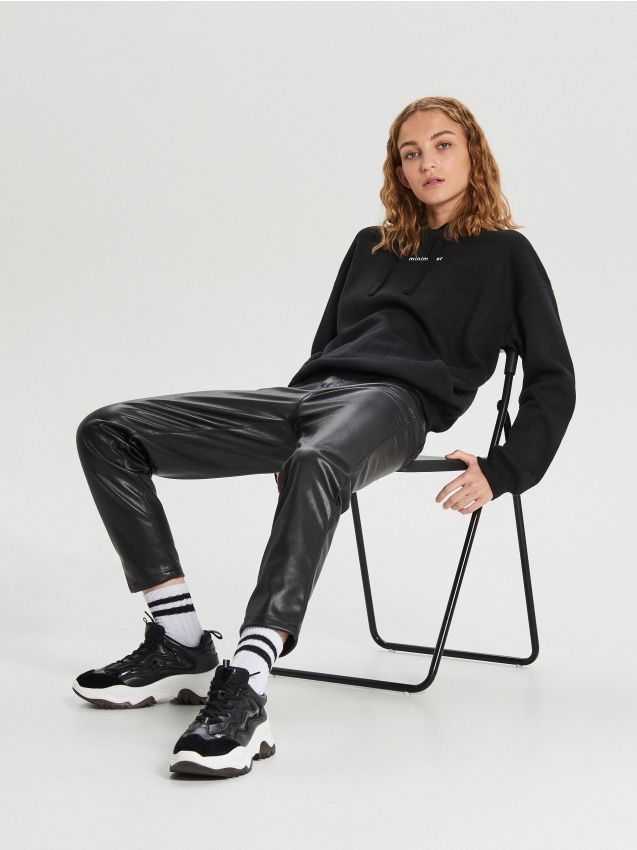 Hoodie - black - XD377-99X - CROPP