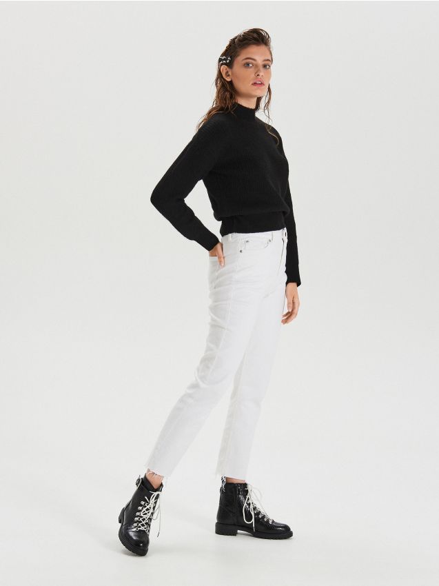 JEANS PENTRU FEMEI - alb - XD947-00J - CROPP