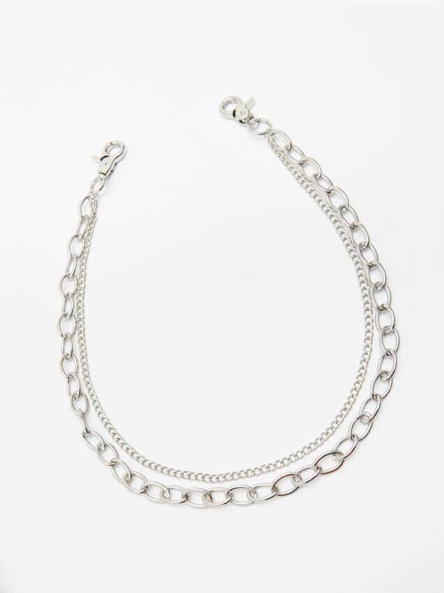 Decorative chain - silver - XH317-SLV - CROPP