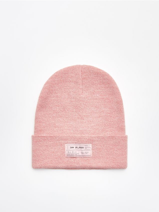 Șapcă cu emblemă - roz - XK193-03M - CROPP