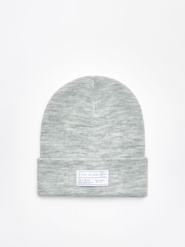 Șapcă cu emblemă - GRI - XK193-09M - CROPP