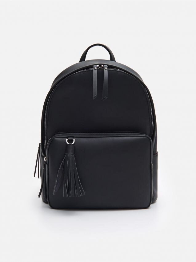 Rucsac cu ciucure - negru - XK413-99X - CROPP