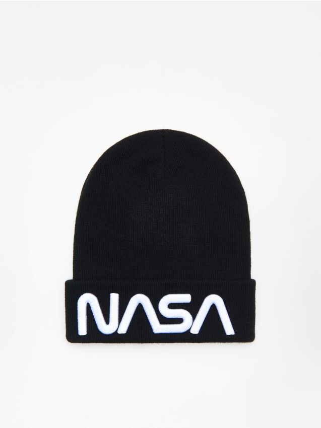 Nasa beanie - black - XR493-99X - CROPP