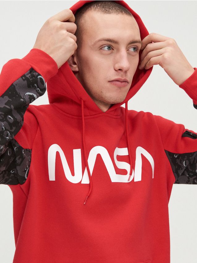 Hanorac Nasa - roșu - XT501-33X - CROPP