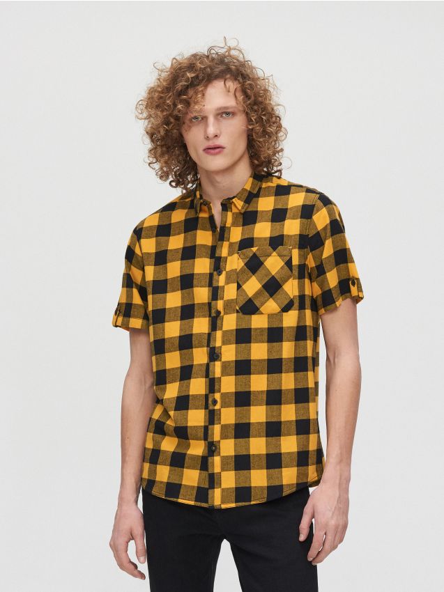 Cămașă Cu Mâneci Scurte - galben - XT951-11X - CROPP