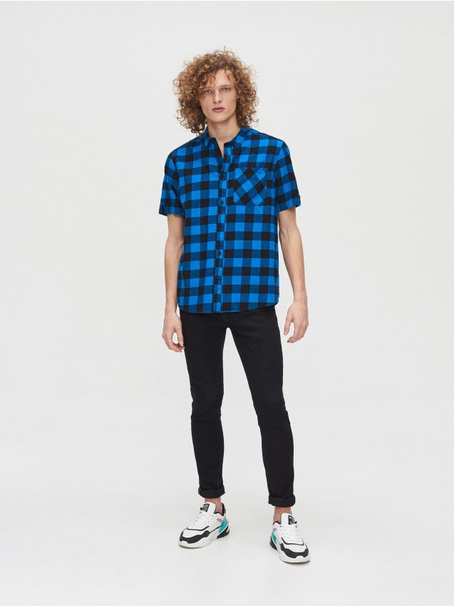 Short sleeve shirt - blue - XT951-55X - CROPP