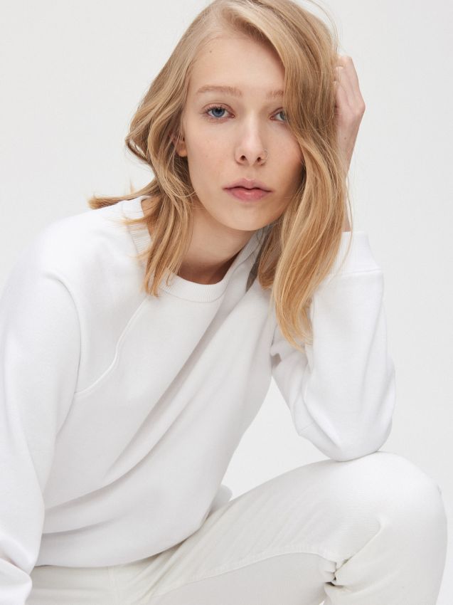 Bluză - alb - XW103-00X - CROPP