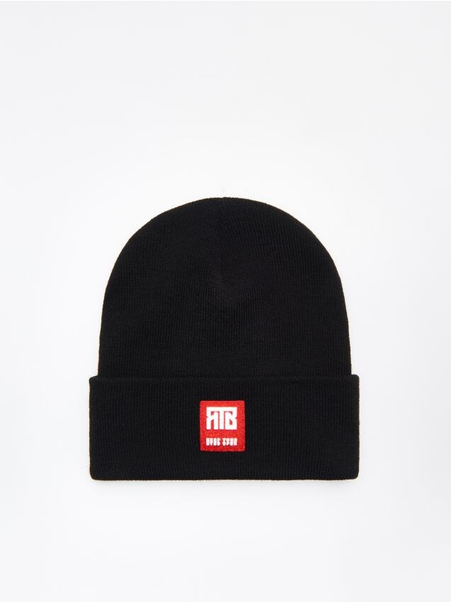 Șapcă cu emblemă - negru - XW660-99X - CROPP