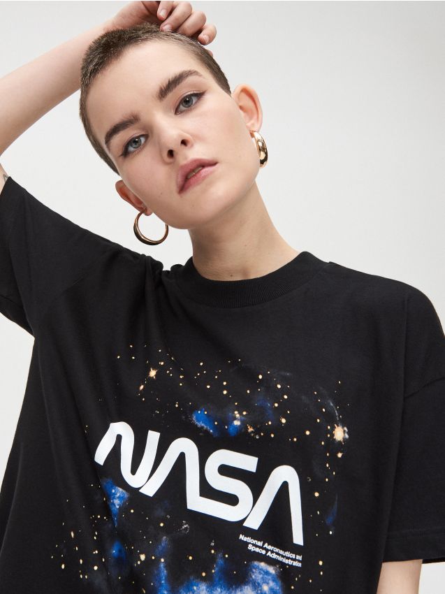 Nasa T-shirt - black - YA440-99X - CROPP