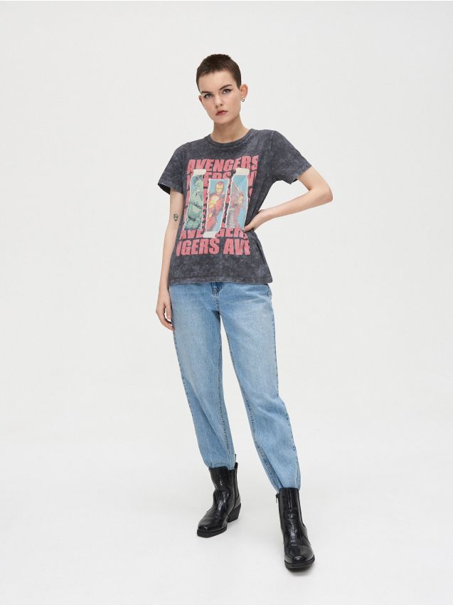 TRICOU FEMEI - GRI - YA447-90M - CROPP