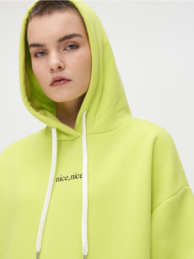 Hoodie - green - YB788-70X - CROPP