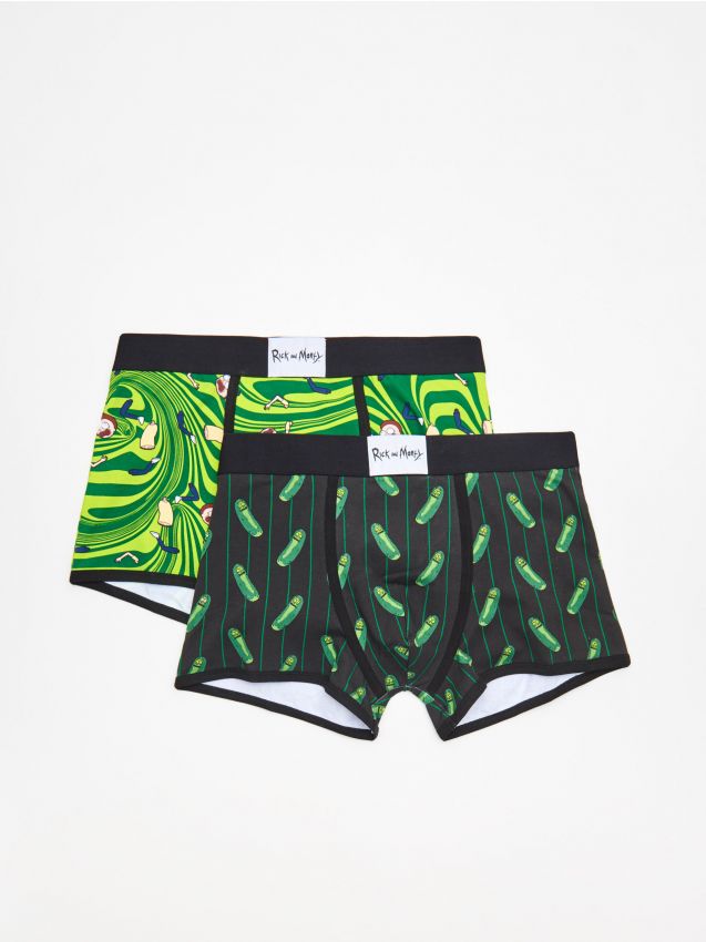 Rick&Morty boxers 2 pack - green - YC856-76X - CROPP