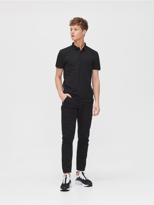 Polo shirt - black - YD667-99X - CROPP