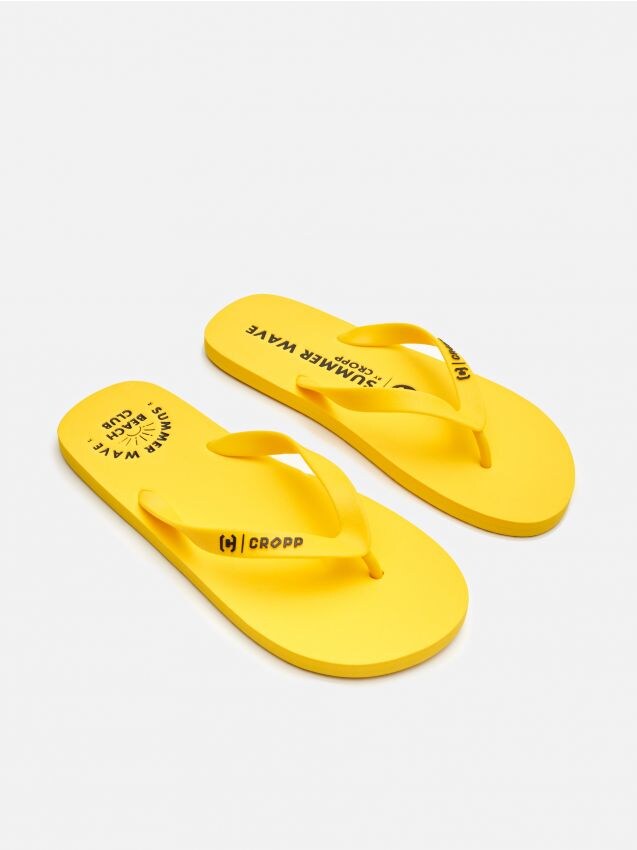 Șlapi basic - galben - YD989-11X - CROPP