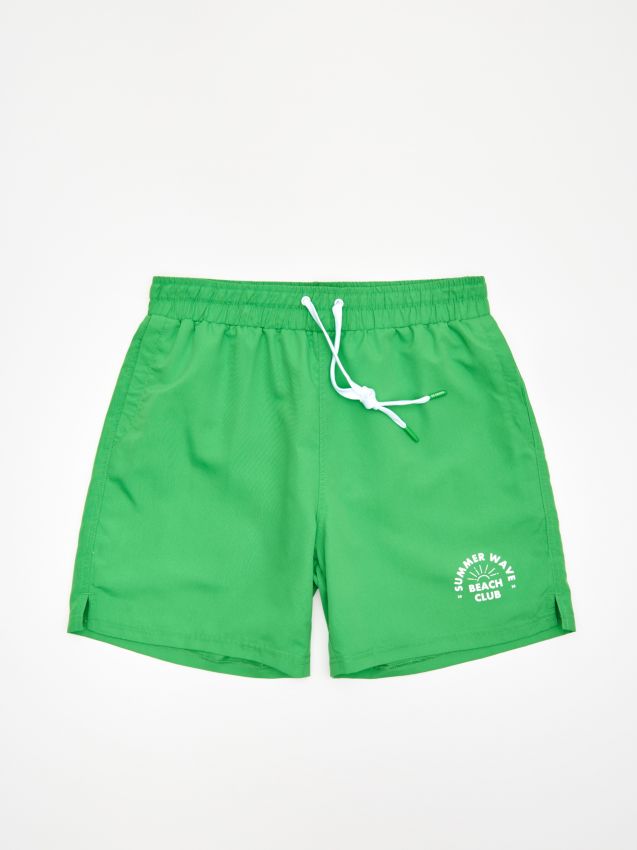Szorty kąpielowe  - zielony - YE007-77X - CROPP
