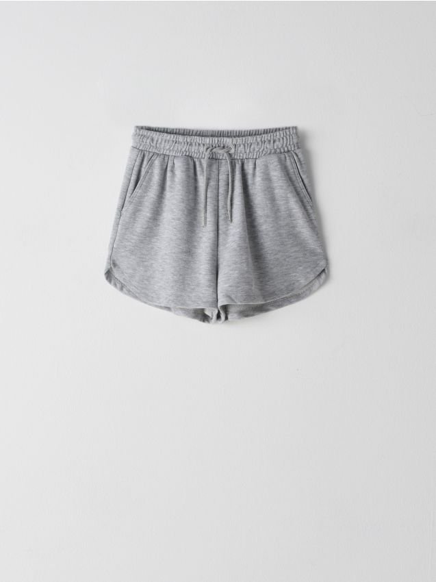 LADIES` SHORTS - grey - YE925-09X - CROPP