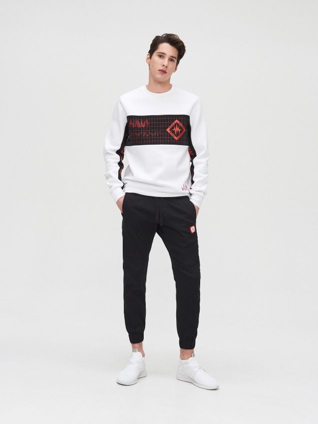 Joggeri de trening - negru - YH163-99X - CROPP