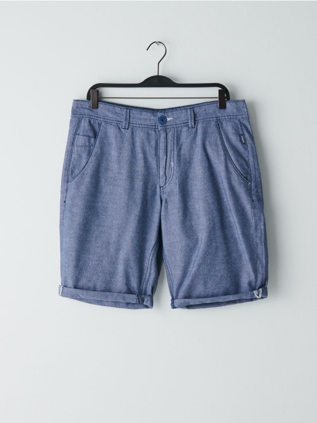 Bawełniane szorty - niebieski - YH168-50M - CROPP