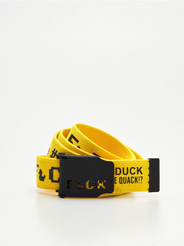 Canvas belt - yellow - YH186-11X - CROPP