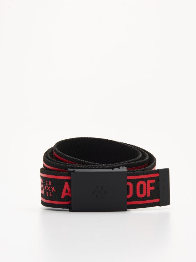 MEN`S BELT - red - YH188-33X - CROPP