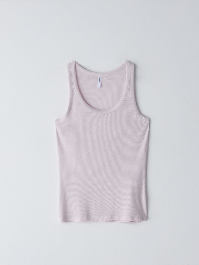 Top monocromatic - roz - ZJ591-03X - CROPP