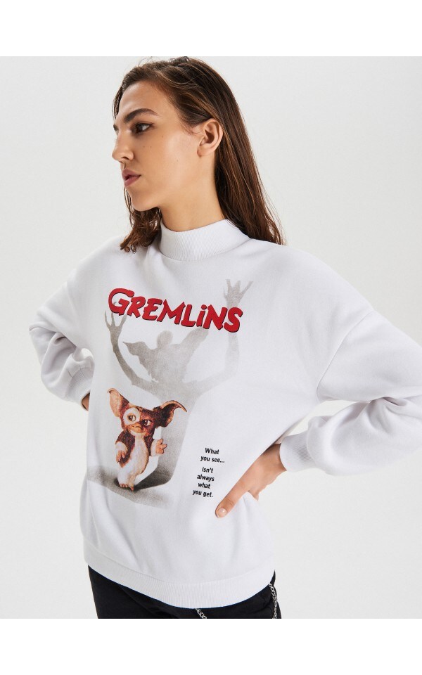 Gremlins sweatshirt, CROPP, WE211-00X
