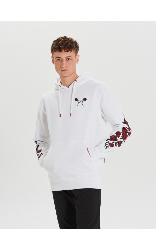 Cropp rose hoodie clearance