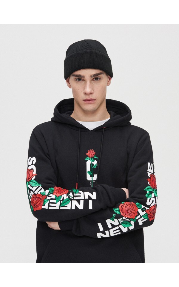 Cropp rose hoodie clearance