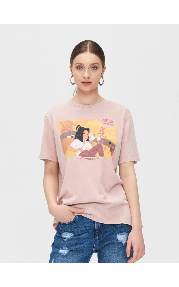 Mulan T-shirt, CROPP, YJ356-03M