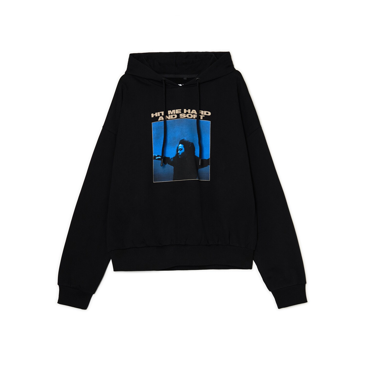 Cropp - Czarna bluza hoodie Billie Eilish UNISEX - czarny