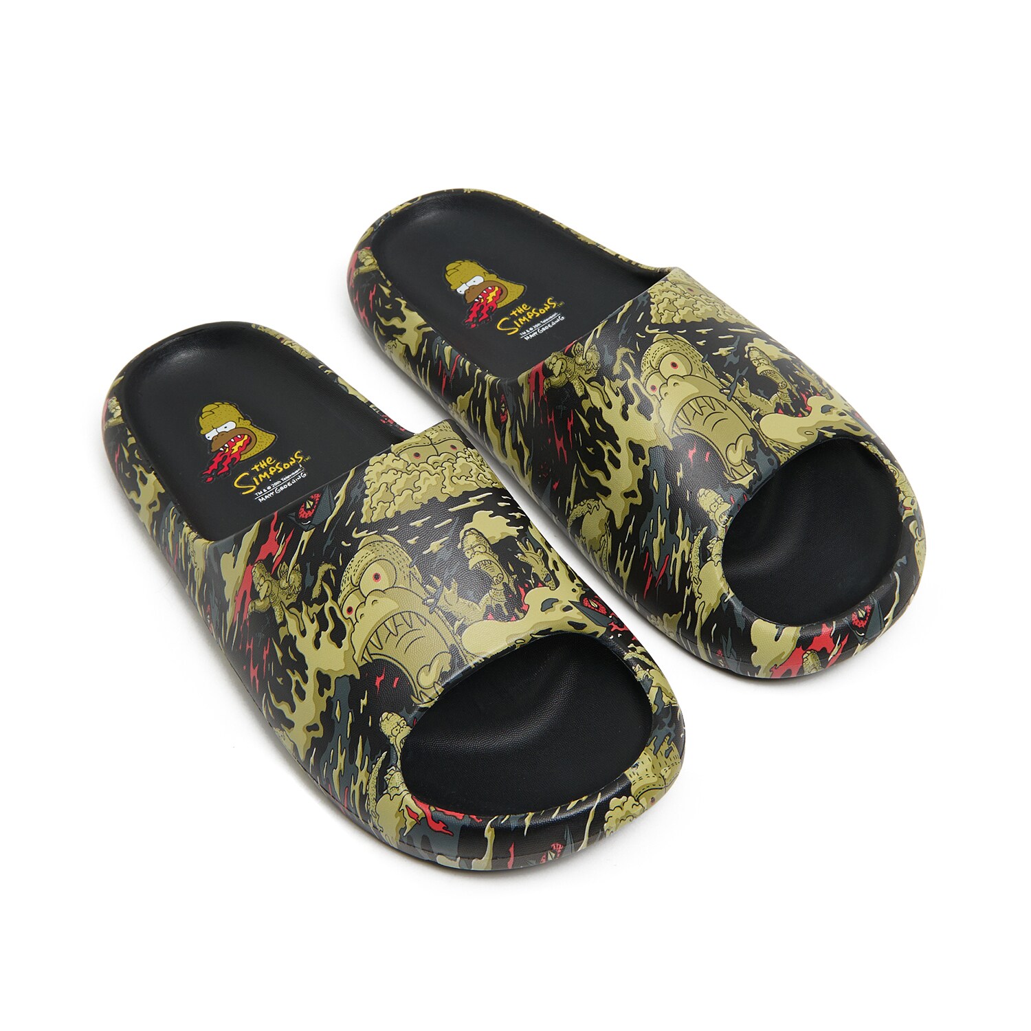 Cropp - Klapki The Simpsons - zielony