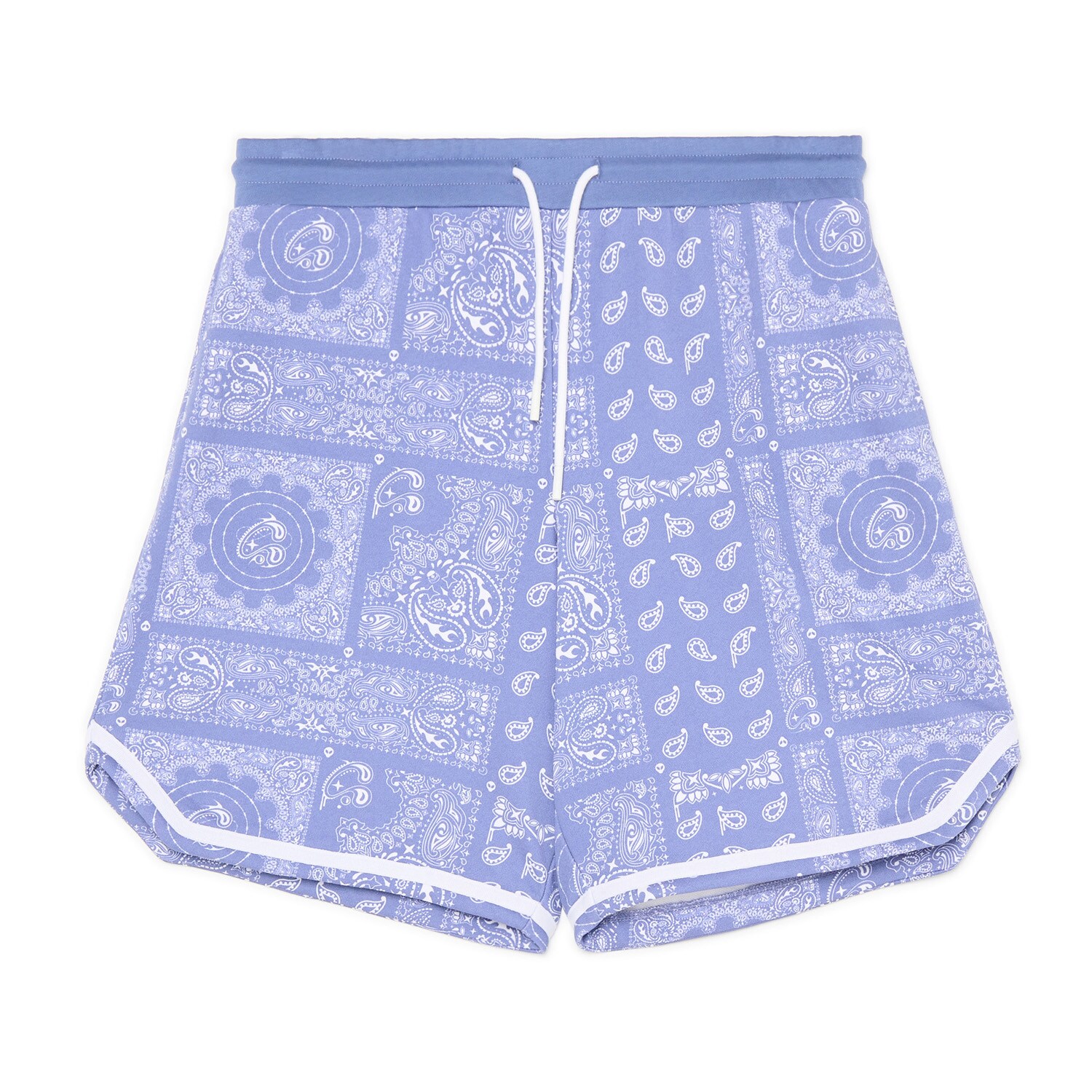 Cropp - Szorty z nadrukiem paisley - czarny