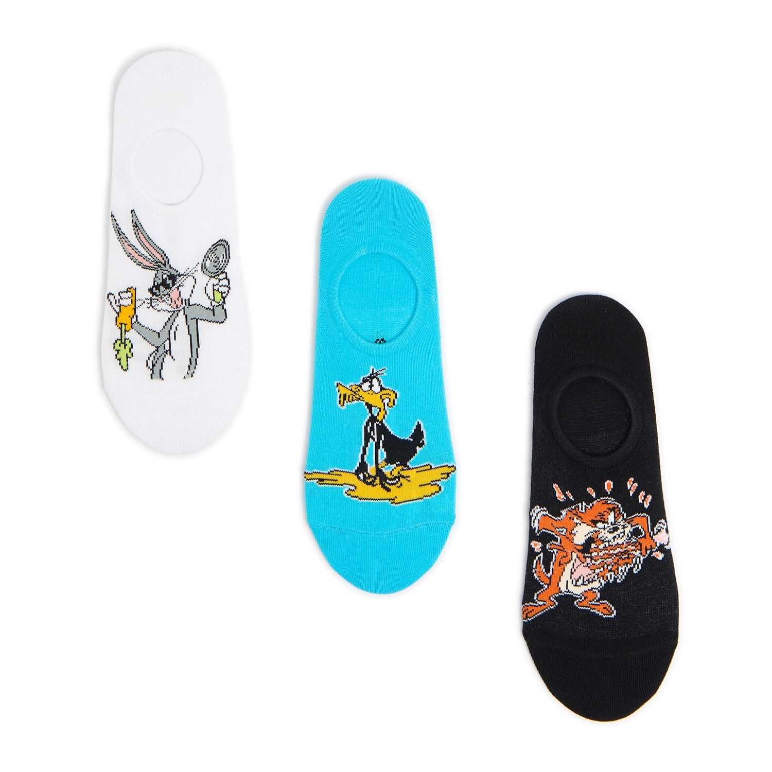 Cropp - 3 pack krótkich skarpet LooneyTunes - wielobarwny