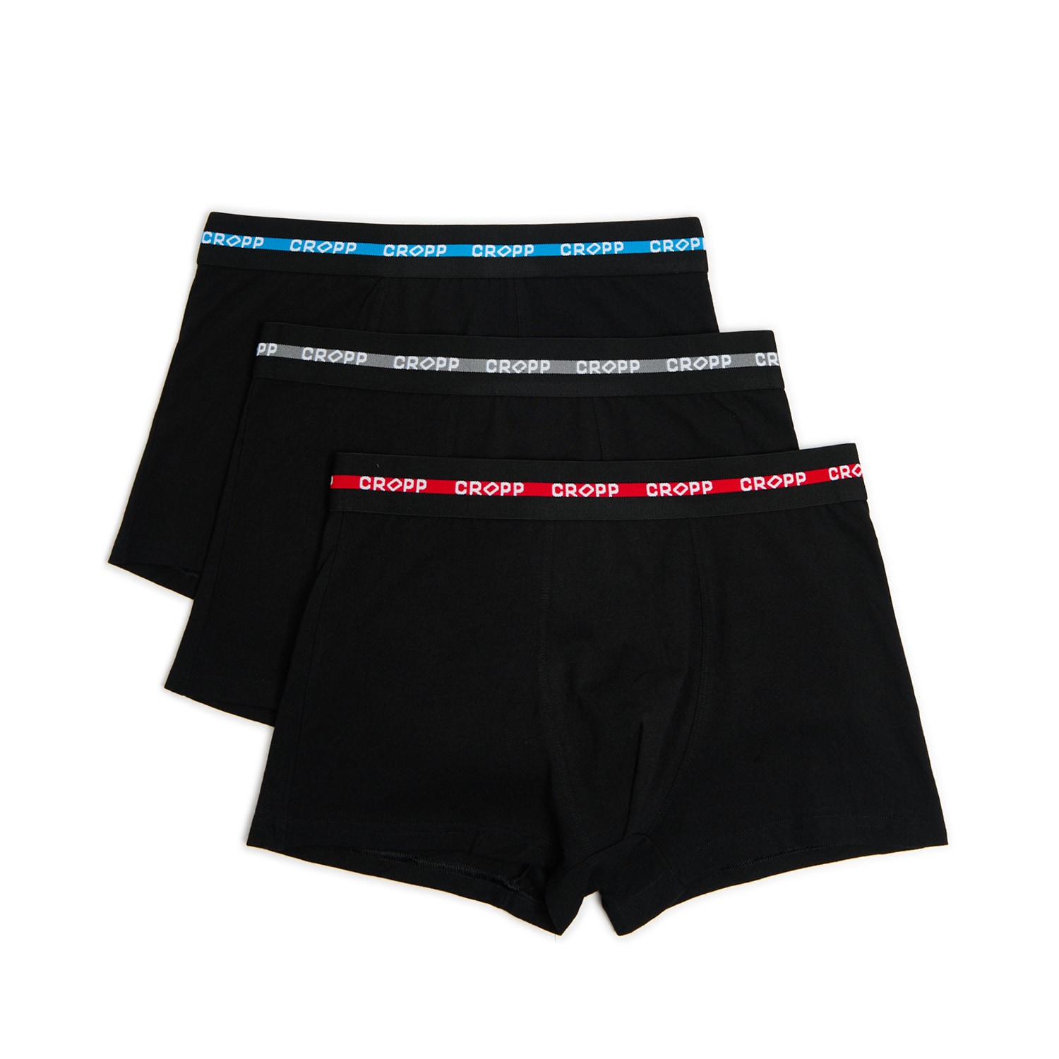 Cropp - 3 pack czarnych bokserek - czarny